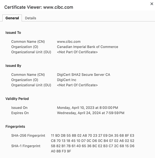 https certificate details